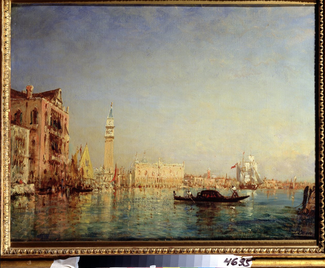 Venedig (Venedig). Målning av Felix Francois George Ziem (1821-1911). Olja på duk, 55 x 72 cm. Fransk 1800-talskonst. Pushkin Museum of Fine Arts, Moskva. av Félix Ziem