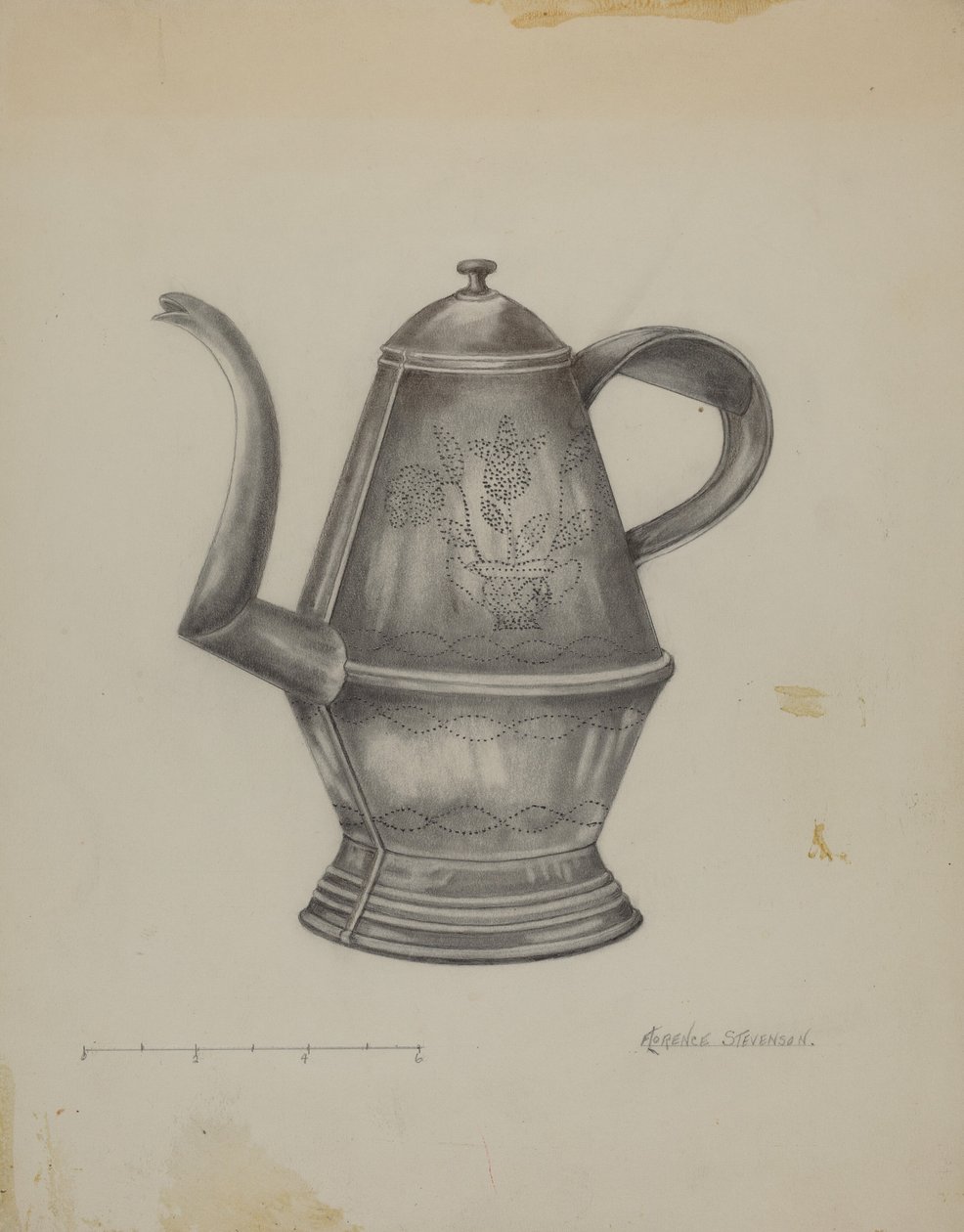 Pa. Tysk kaffekanna av Florence Stevenson