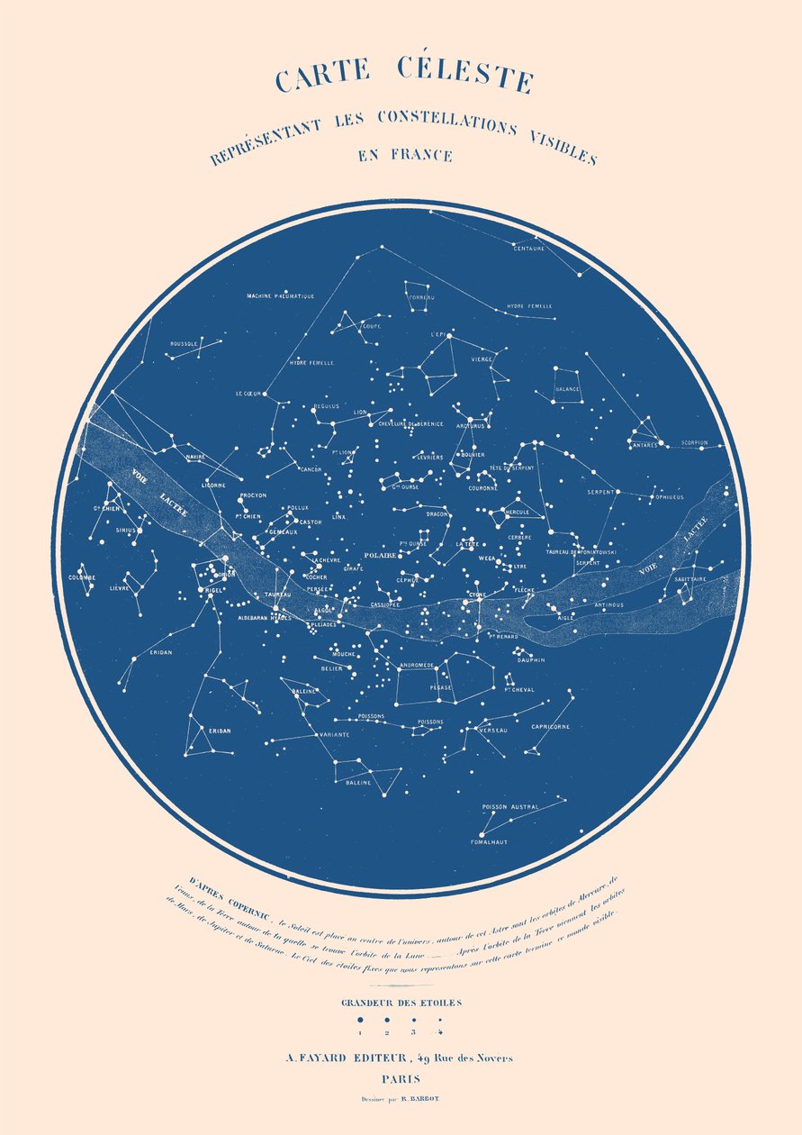 Carte Celeste - ASTER EDITION, 2022 (digital) av Florent Bodart
