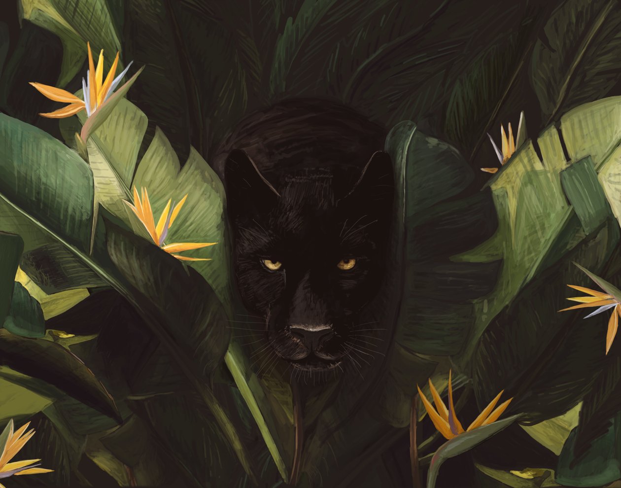 Hej Panther, 2020 (digitalt) av Florent Bodart