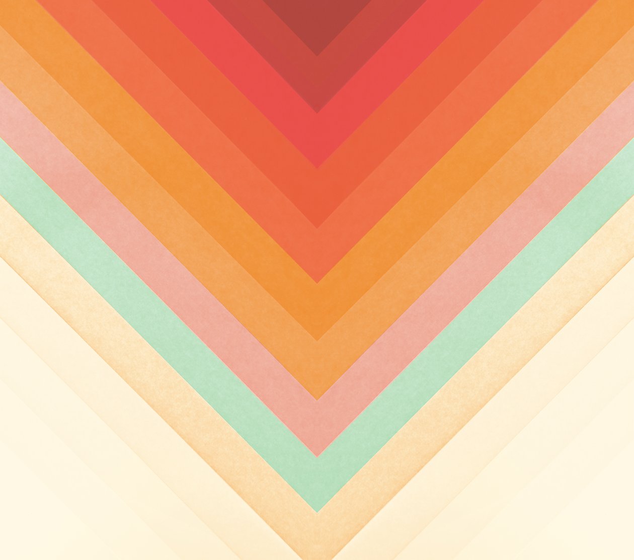 Rainbow Chevrons, 2020 (digital) av Florent Bodart