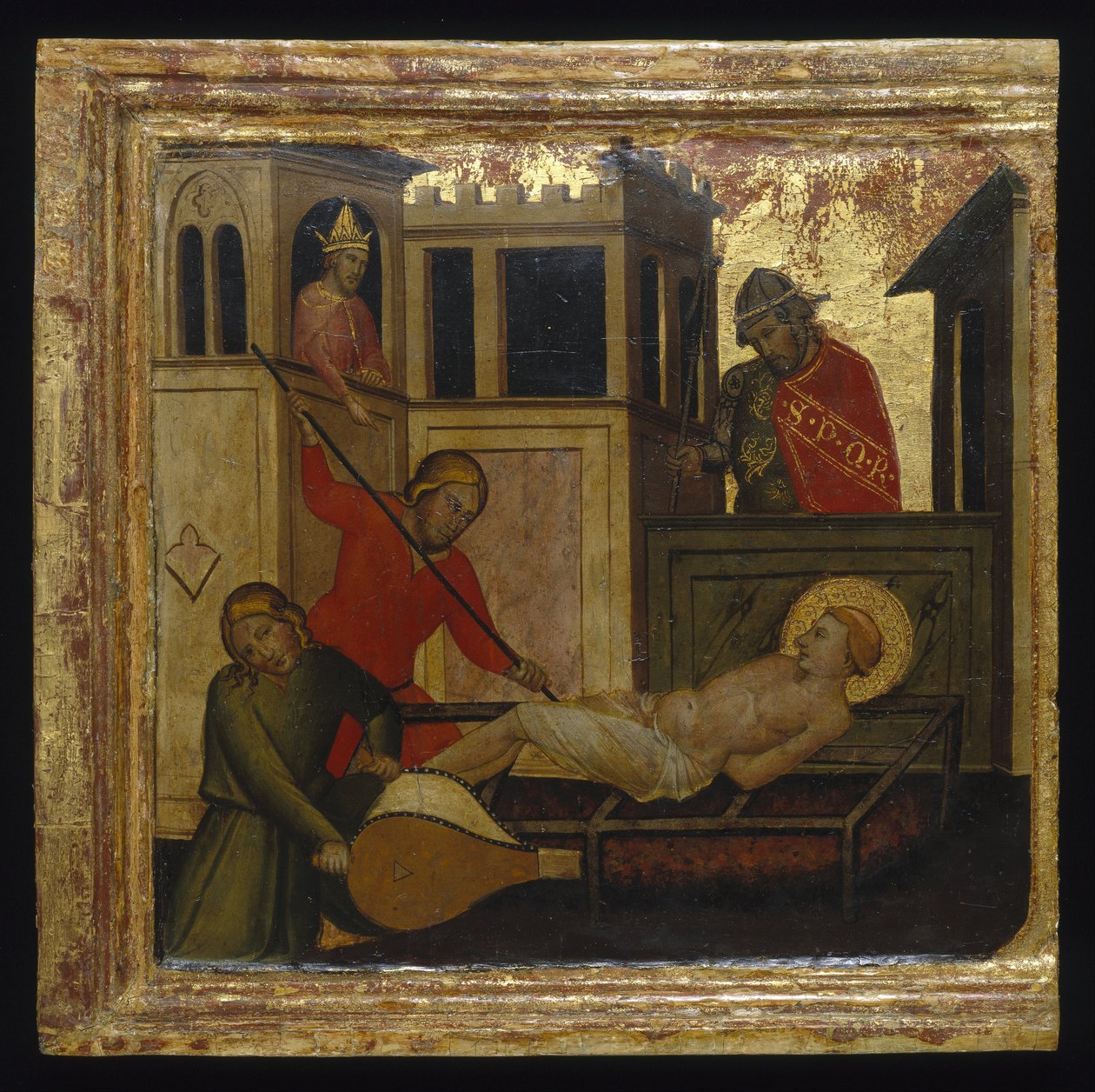 The Martyrdom of Saint Lawrence av Florentine Lorenzo di Niccolò