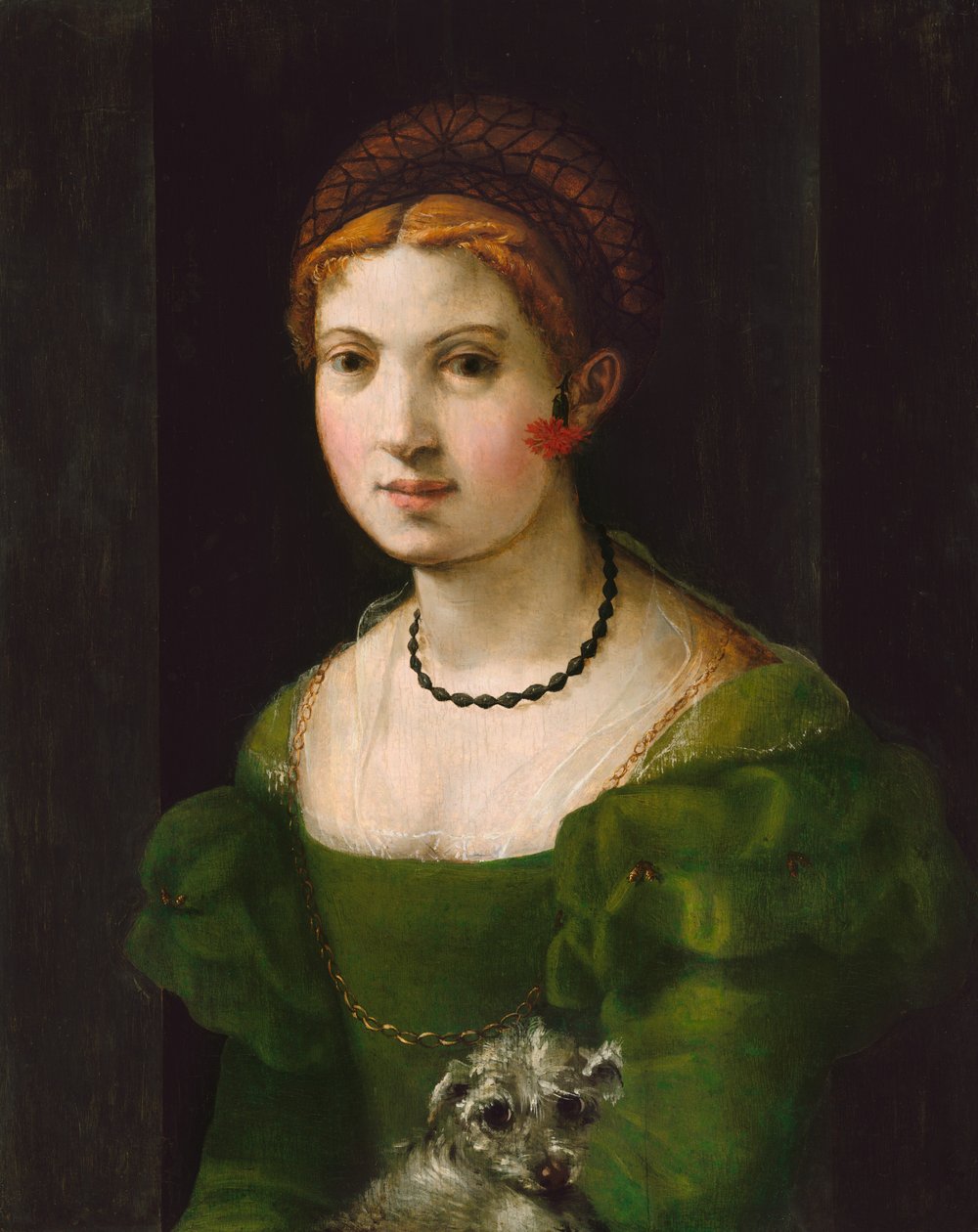 Porträtt av en ung kvinna av Florentine 16th Century