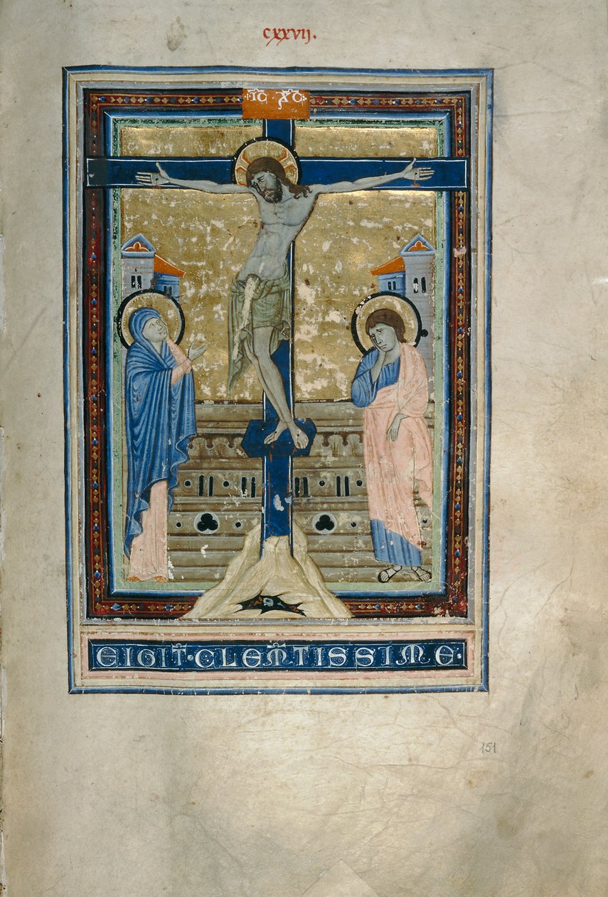 Korsfästelse (Cod. Conventi Suppressi, ms. 233, ca 151) av Florentine School