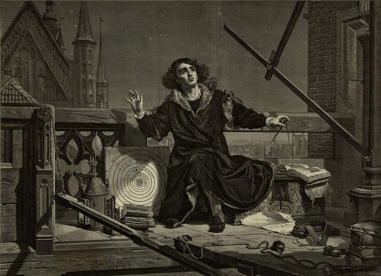 Nicolaus Copernicus efter Jan Matejko, 1874. av Florian Stanislaw Cynk