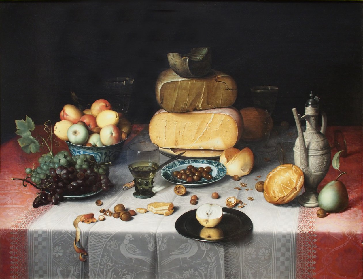 Stilleben med ostar av Floris Claesz. van Dyck