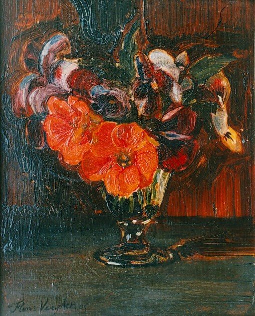 Flowers in a glass av Floris Verster
