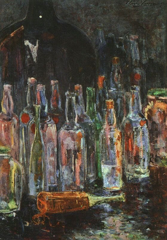 Still life with bottles   av Floris Verster
