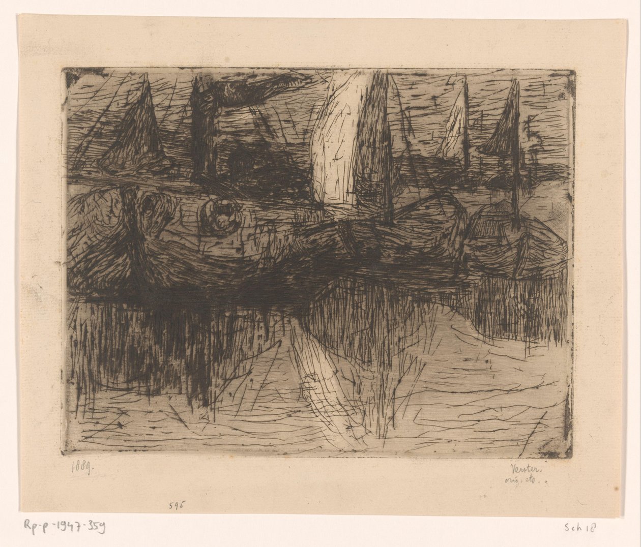 Fartyg i hamn (originaltitel) av Floris Verster