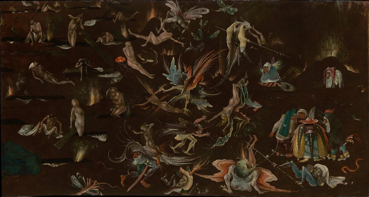 Den yttersta domen (fragment), ca 1530-1540 av Follower of Hieronymus Bosch