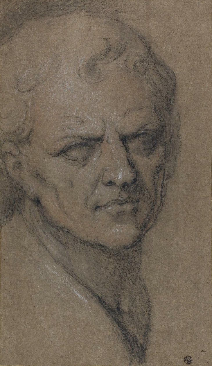 Romersk porträtt byst av Follower of Jacopo Tintoretto