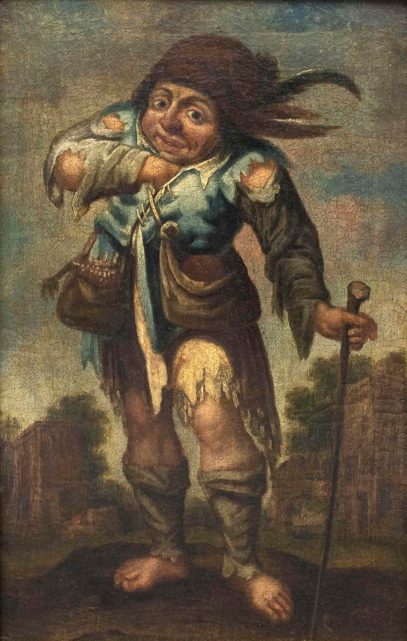 Bettelknabe F 17-18Jh av Follower of Jacques Callot