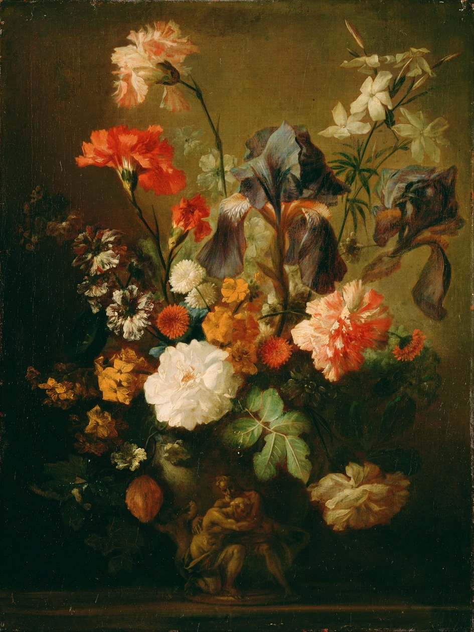 Vase of Flowers av Follower of Jan van Huysum