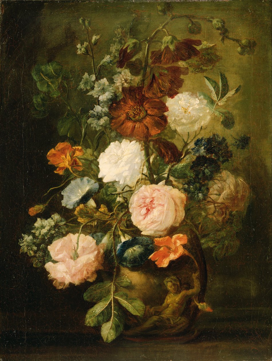 Vase of Flowers av Follower of Jan van Huysum