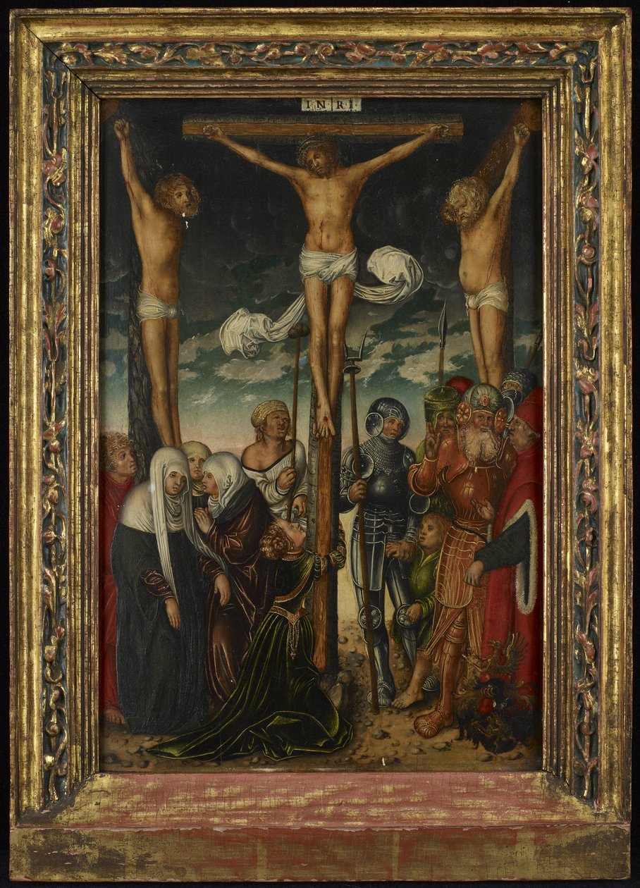 Korsfästelsen av Follower of Lucas Cranach the Elder