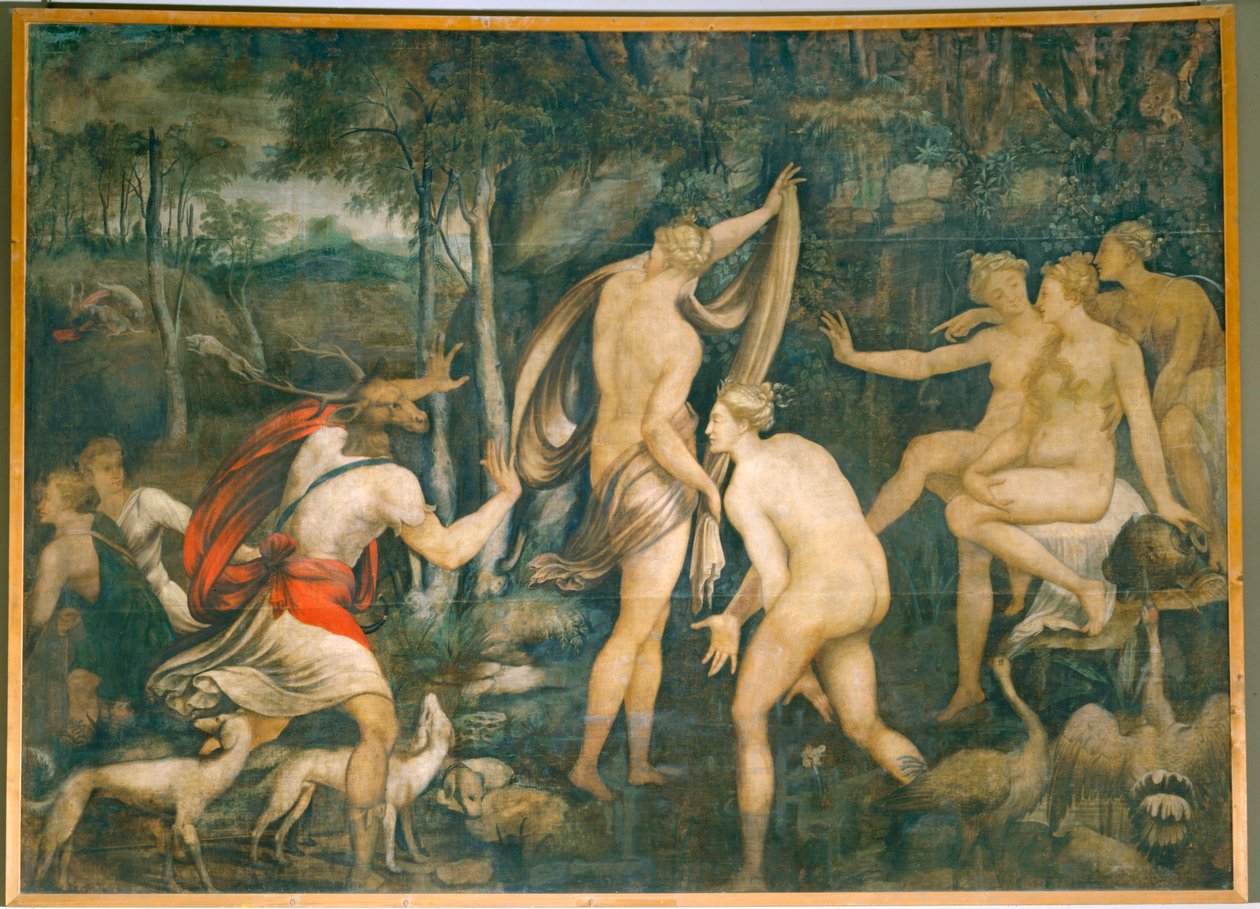 Diane et Acteon - Diana och Actaeon ... av Fontainebleau School