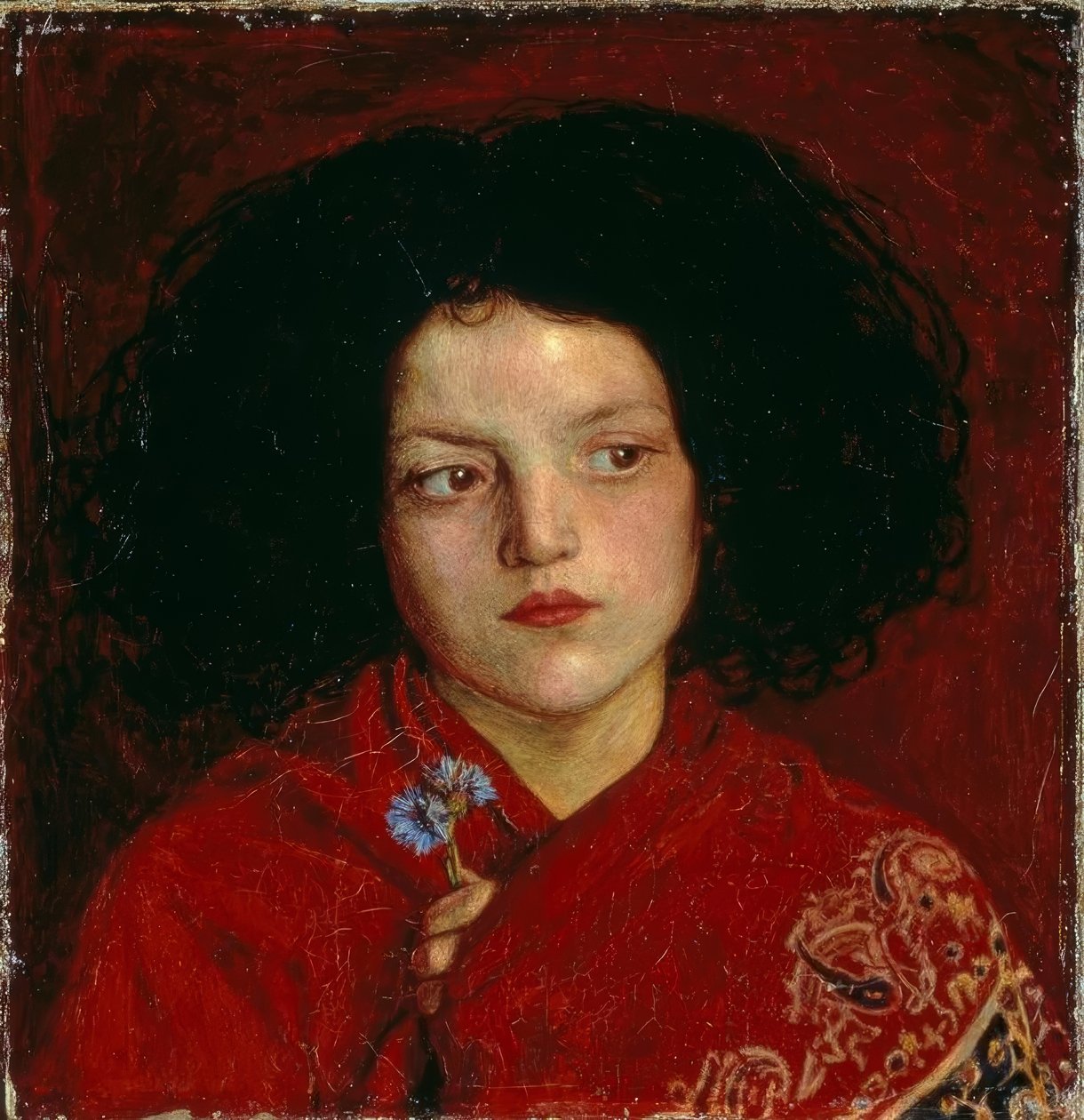 F.M.Brown, The Irish Girl av Ford Madox Brown
