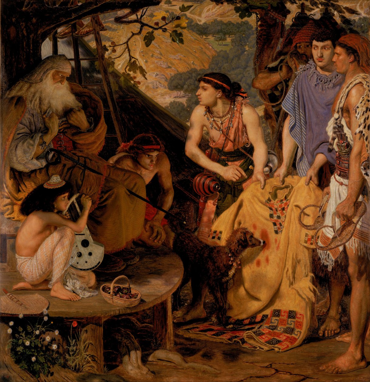 Pälsen i många färger av Ford Madox Brown