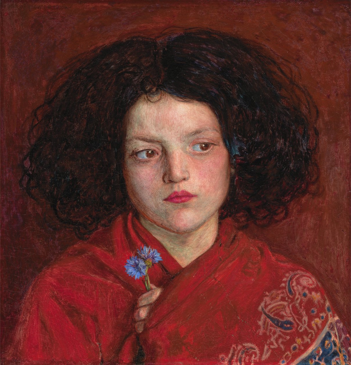 Den irländska flickan av Ford Madox Brown