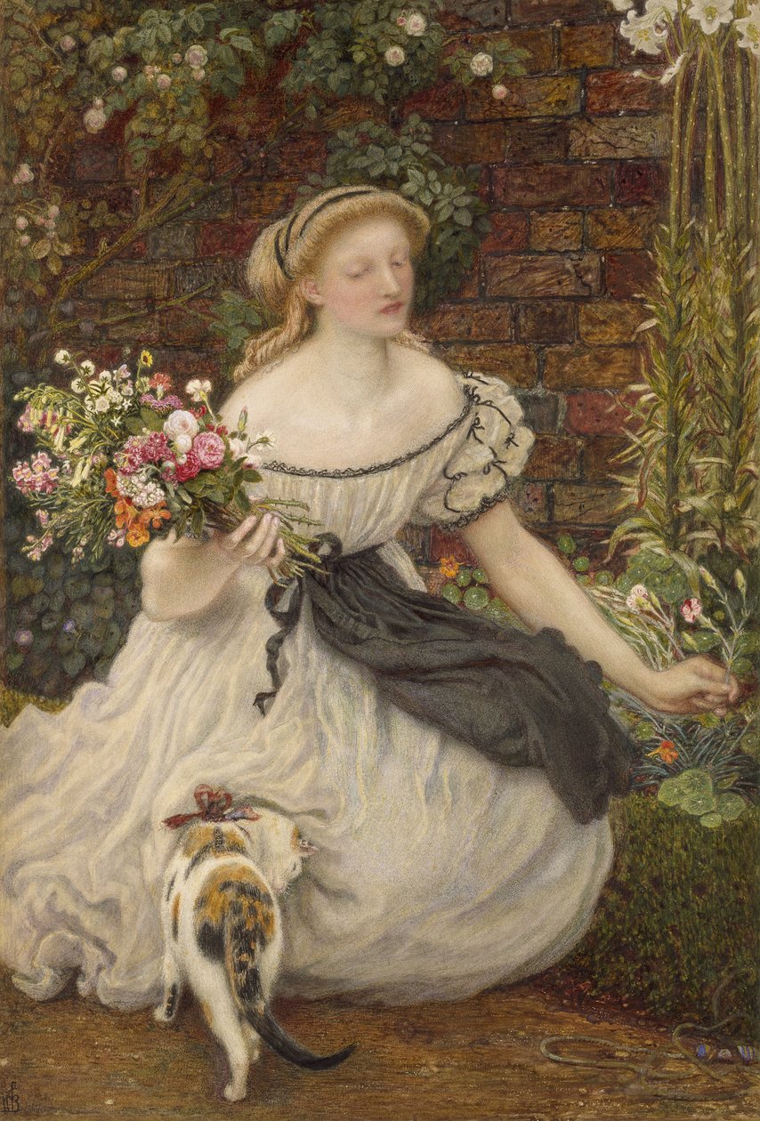 The Nosegay, 1800-talet av Ford Madox Brown