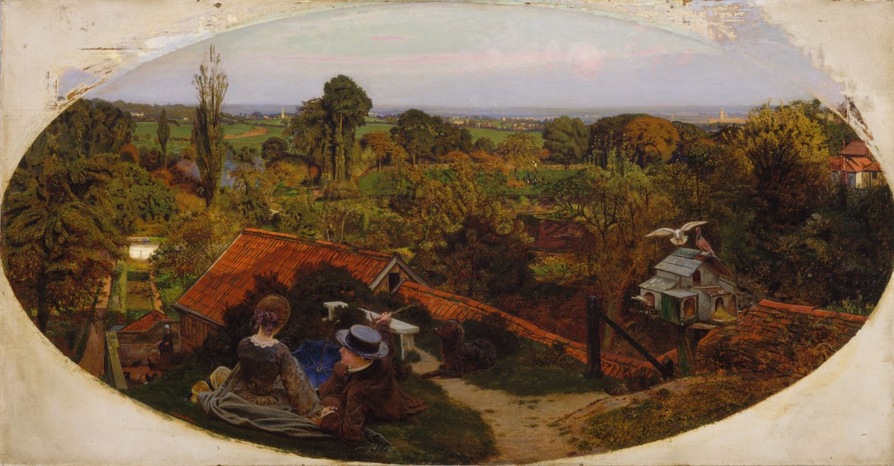 En engelsk hösteftermiddag av Ford Madox Brown
