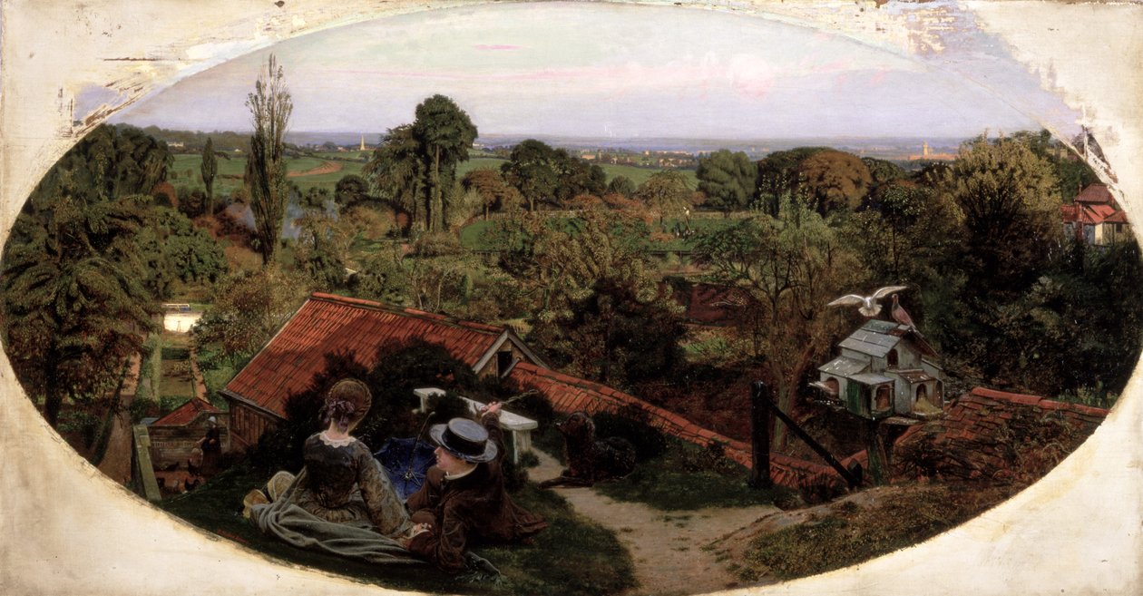 En engelsk hösteftermiddag av Ford Madox Brown