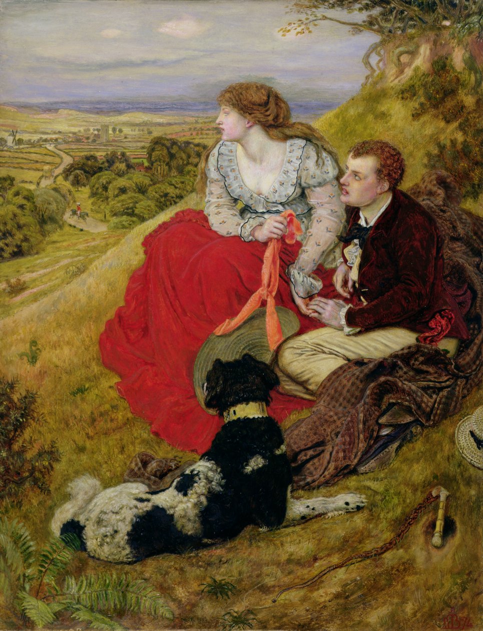 Byrons dröm av Ford Madox Brown