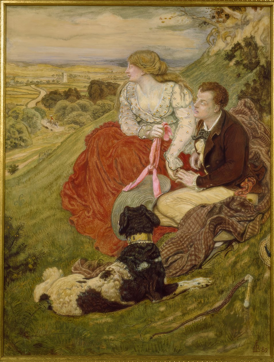 Byrons dröm av Ford Madox Brown