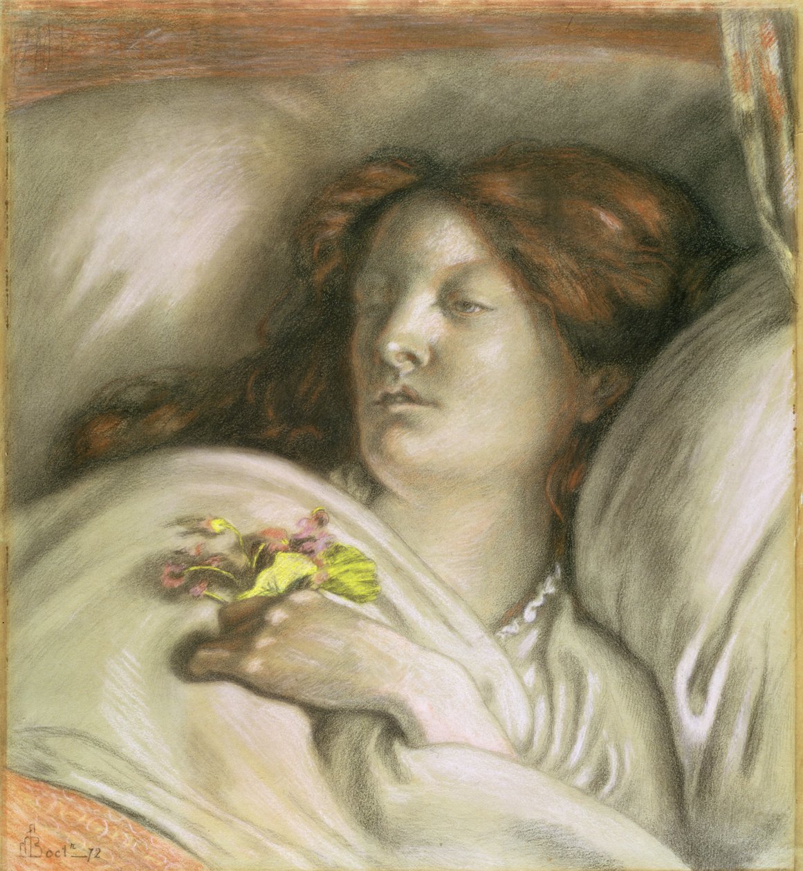 Konvalescent av Ford Madox Brown