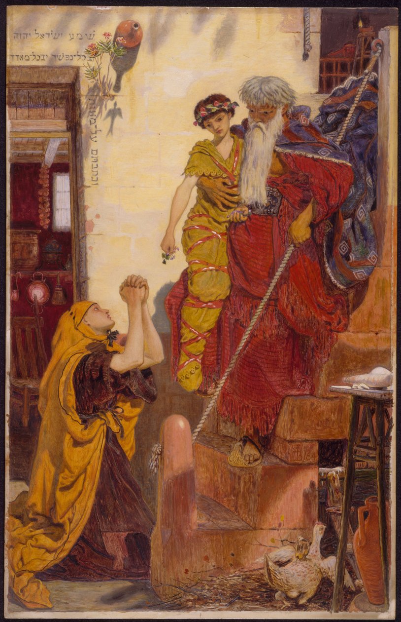 Elia och änkans son av Ford Madox Brown