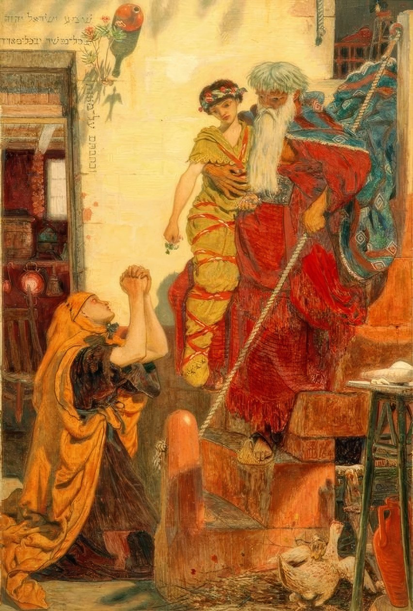 F.M.Brown, Elias och änkans son av Ford Madox Brown