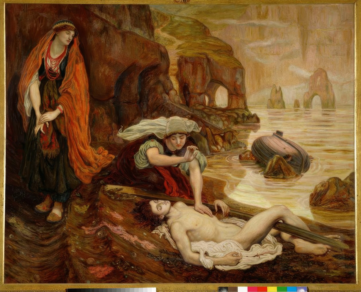 Haydee hittar Don Juans kropp av Ford Madox Brown