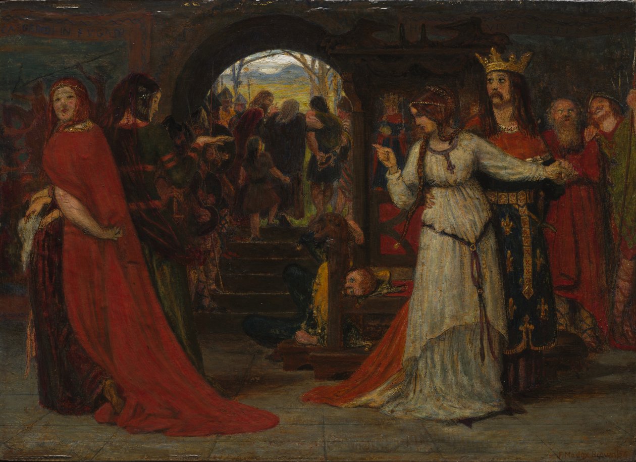 King Lear, ca 1860 (olja på pannå fäst på duk) av Ford Madox Brown