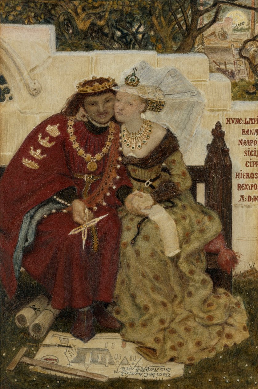 Kung Renes smekmånad av Ford Madox Brown