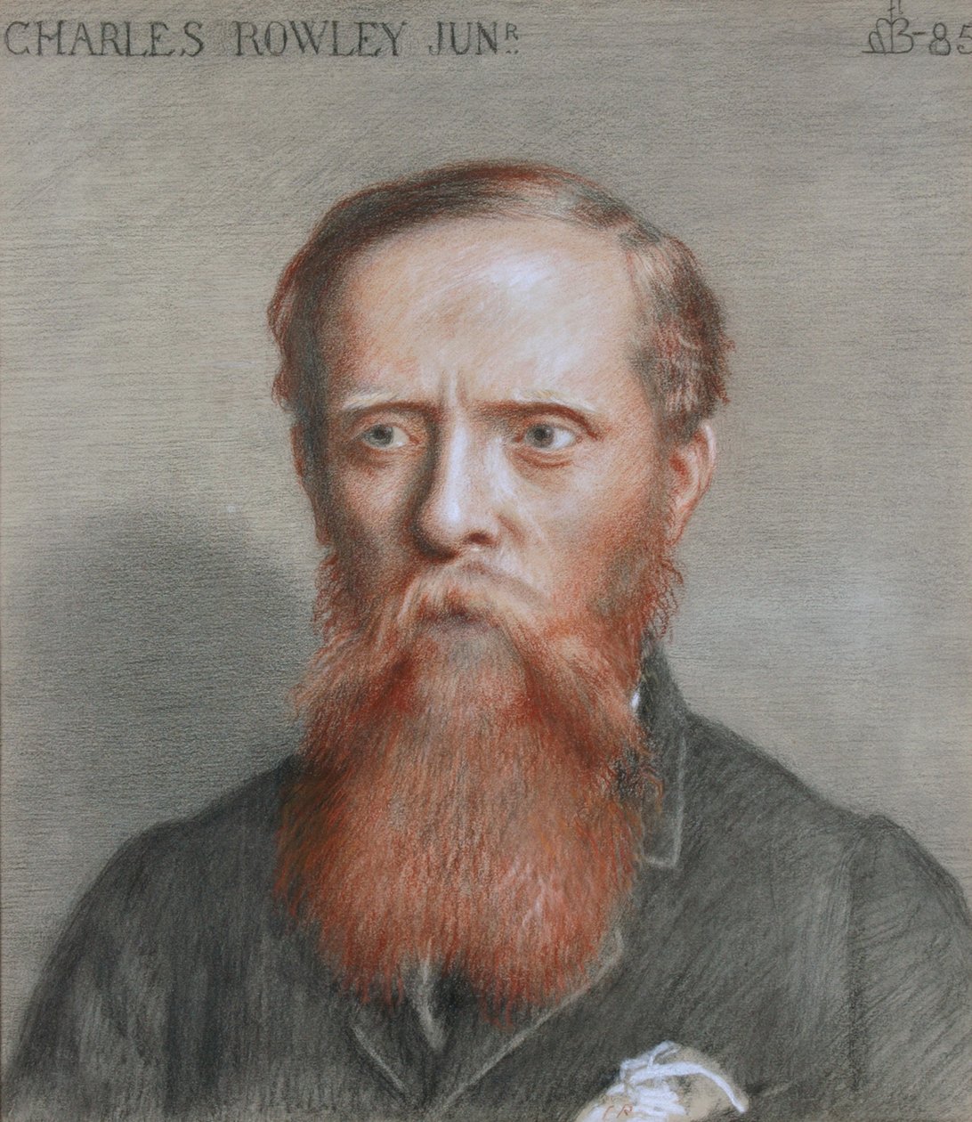 Porträtt av Charles Rowley (1839-1933) av Ford Madox Brown