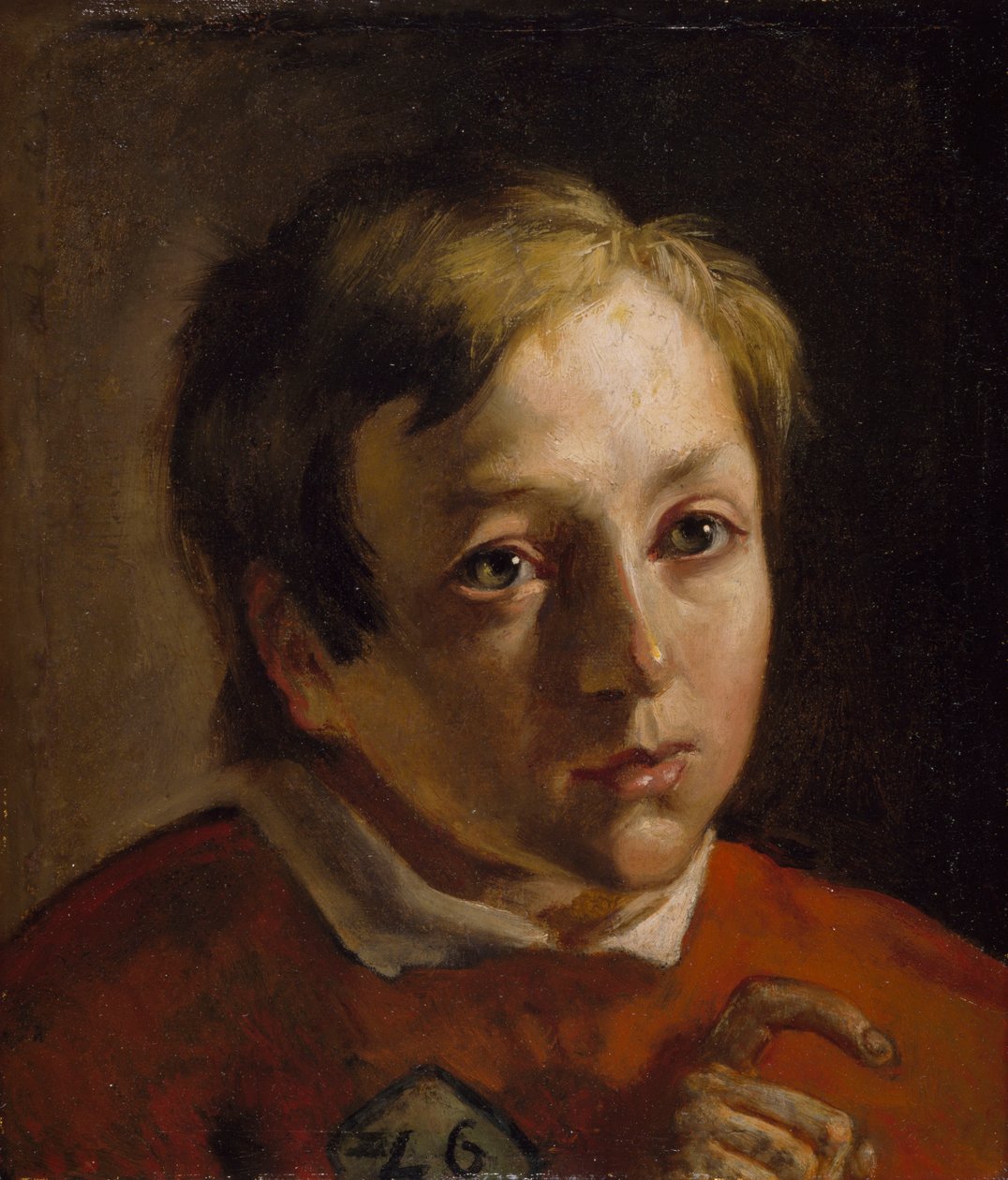 Porträtt av en pojke, 1835-45 av Ford Madox Brown