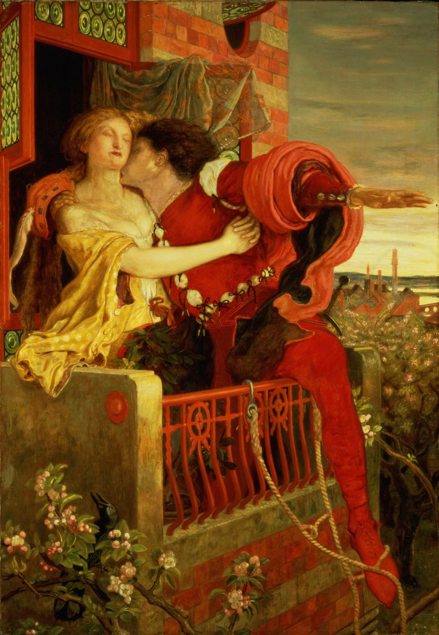 Romeo och Julia av Ford Madox Brown