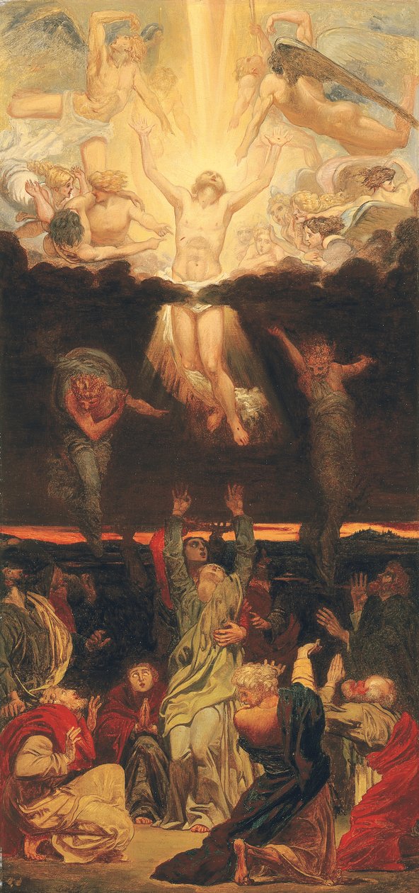 The Ascension (olja på duk) av Ford Madox Brown
