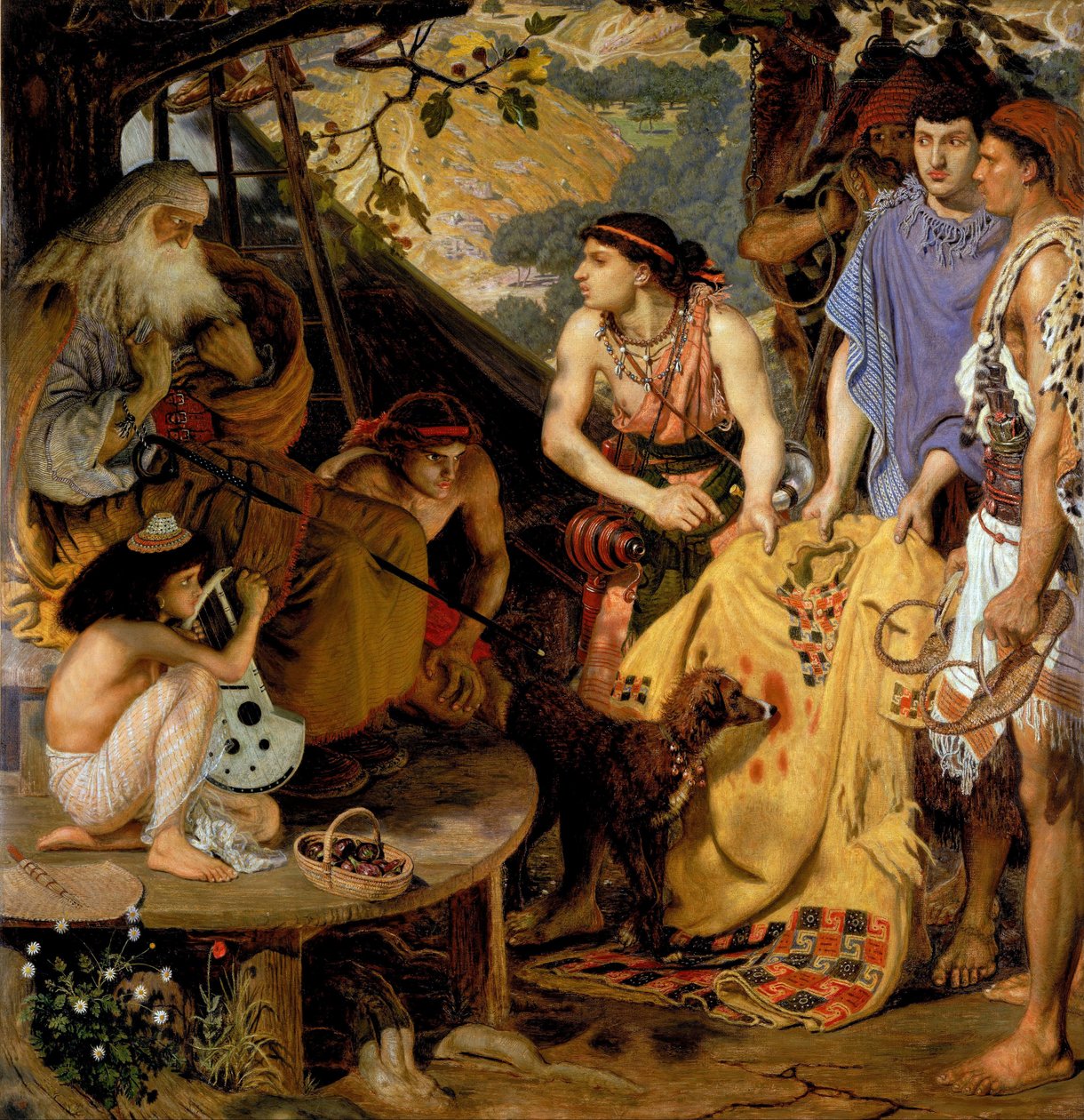 En rock i många färger av Ford Madox Brown