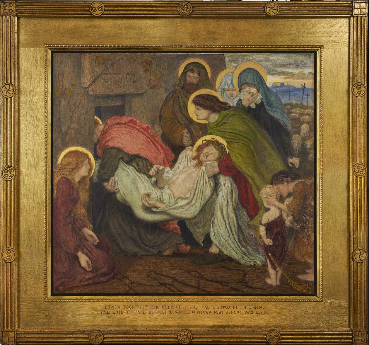 Gravläggningen av Ford Madox Brown