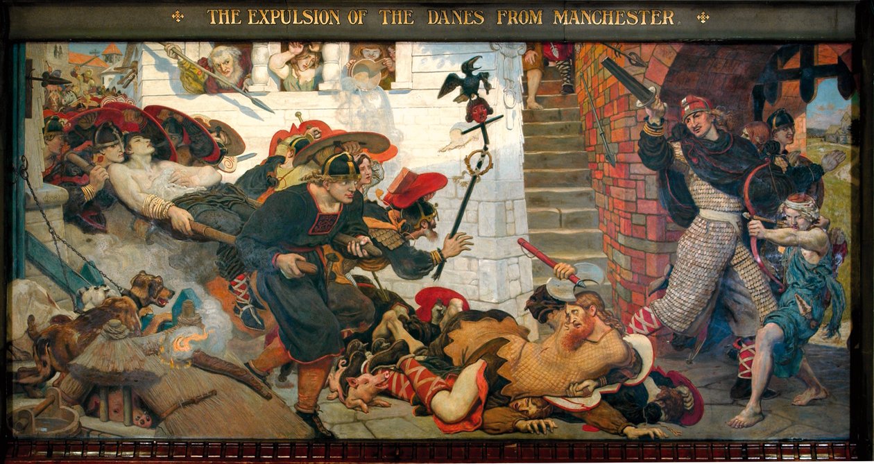 Utvisningen av danskarna från Manchester av Ford Madox Brown