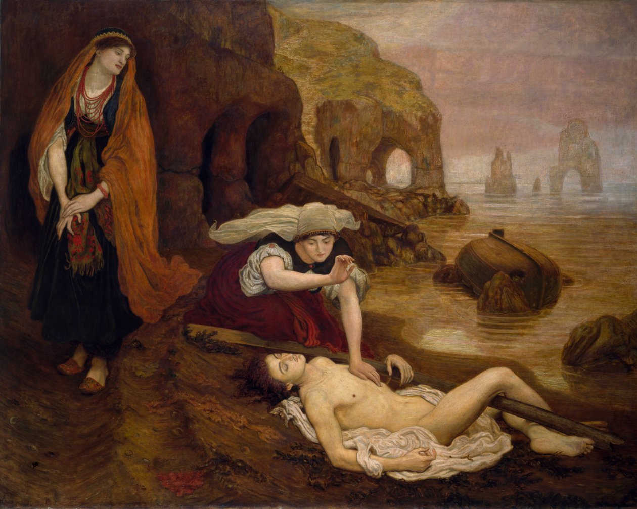 Fyndet av Don Juan av Haidee av Ford Madox Brown