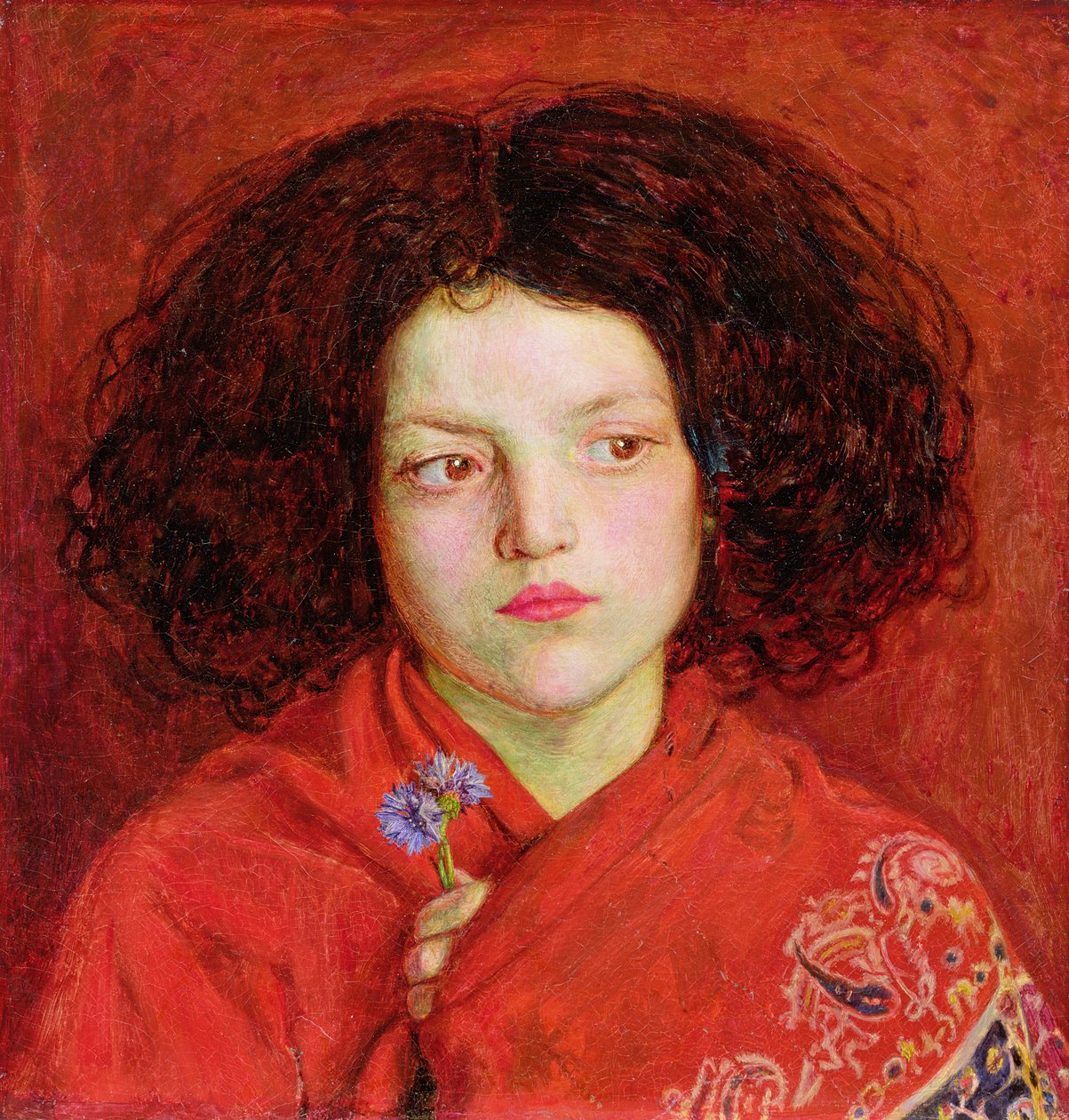 Den irländska flickan av Ford Madox Brown