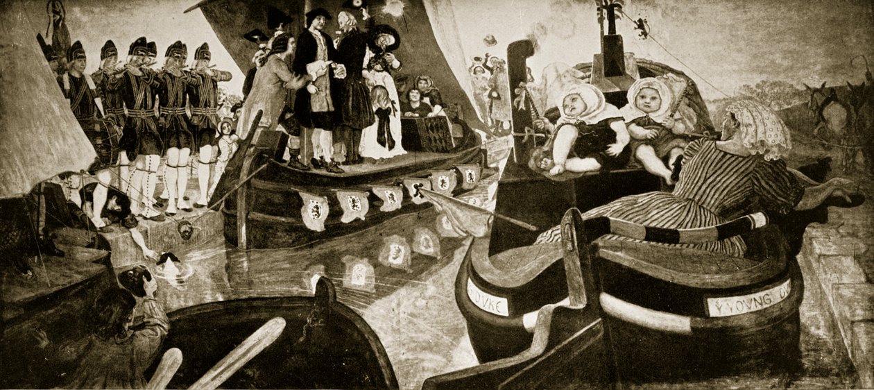 Öppnandet av Bridgewater Canal, 1768, illustration från 