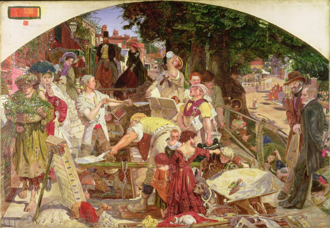 Arbete, 1863 av Ford Madox Brown