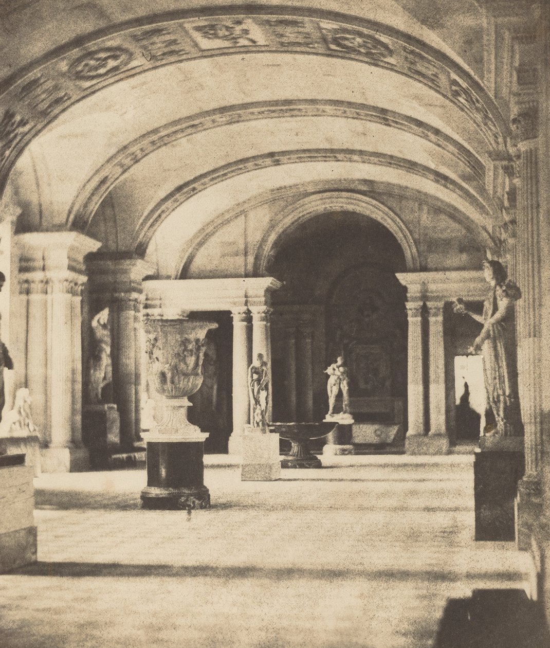 Salon of the Caryatides, Louvren av Fortuné Joseph Petiot Groffier