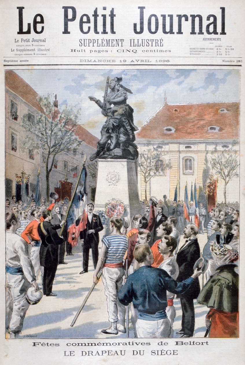 Åminnelse av belägringen av Belfort, 1896 av Fortuné Méaulle