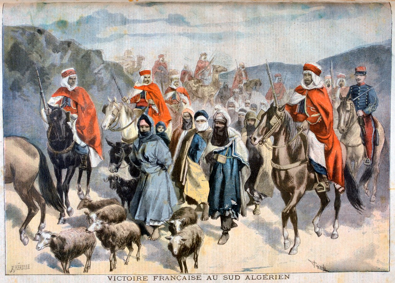 Fransk seger i södra Algeriet, 1897 av Fortuné Méaulle