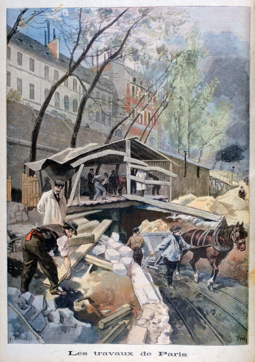 Labour i Paris, 1899. av Fortuné Méaulle