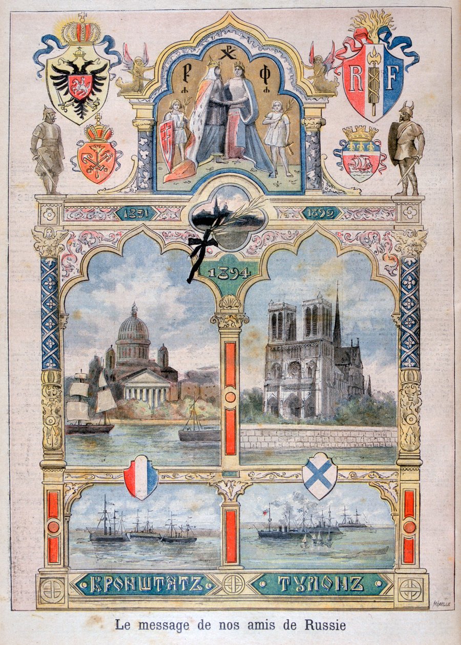 Meddelande från våra ryska vänner, 1896 av Fortuné Méaulle